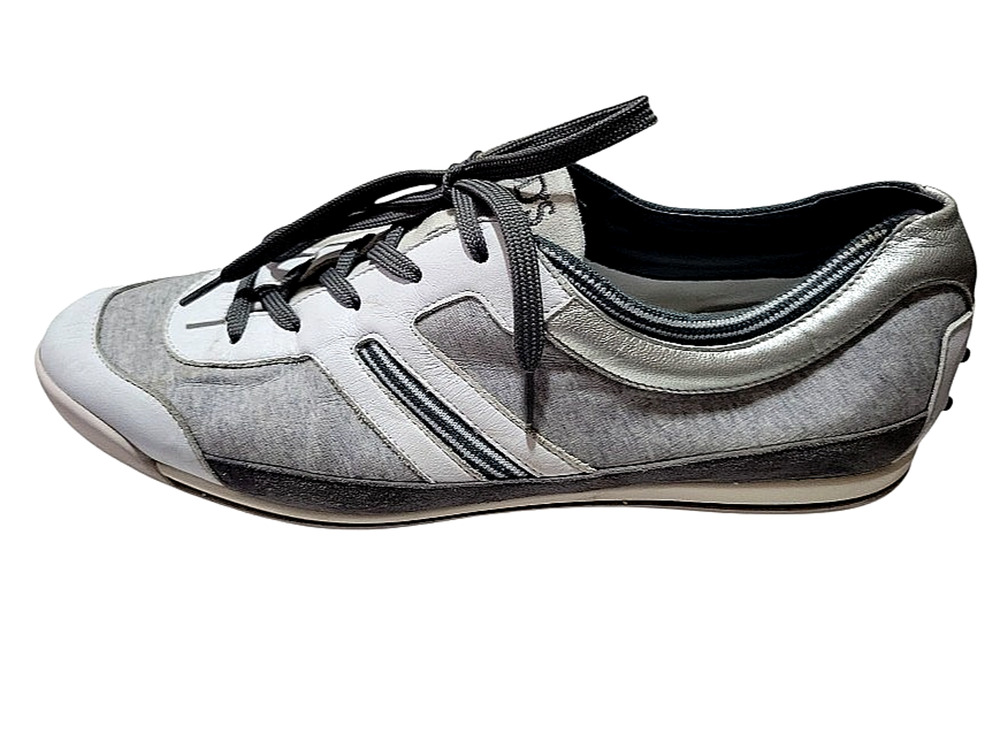 Tod's Multicolor Fabric/Leather, and Suede Low Top Women Sneakers Size 39.5